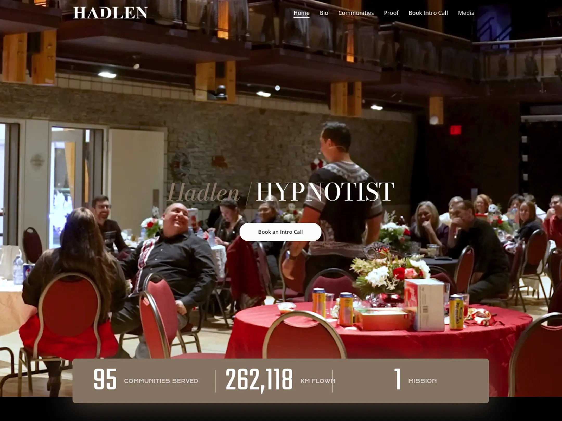 Hadlen website screenshot