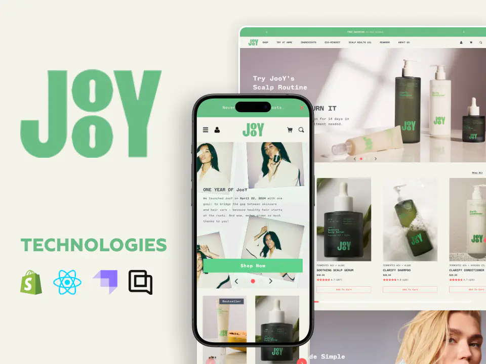 More Jooy website screenshot