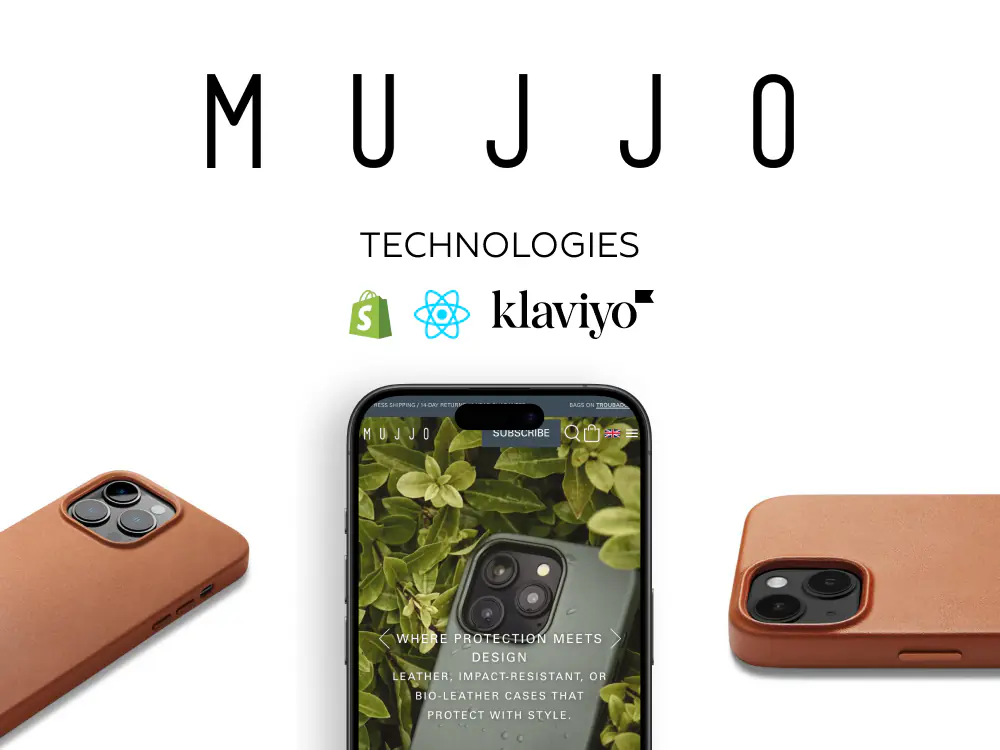 Mujjo website screenshot